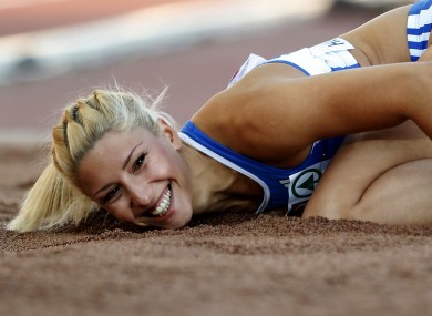 Apology: Paraskevi Papachristou will not now head for London.