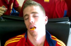 Tayto-taka: Your ‘Doritos In Sleeping Team-mate’s Mouth’ Picture of the Day
