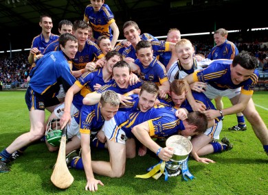 The Tipperary minor side celebrating after their recent Munster final triumph.