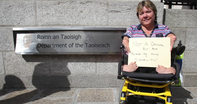People with disabilities holding overnight protest against HSE cuts