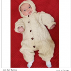 For a fair assessment of this Aran all-in-one, look at the baby's face. (ShamrockGifts.com)
