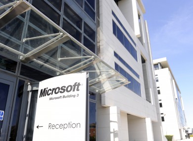 About 1,900 people are employed at Microsoft's Irish base in Sandyford.