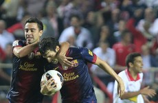 VIDEO: Last-minute Barcelona defeat 10-man Sevilla
