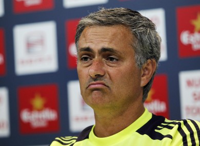 Mourinho says he is focusing on Ronaldo's on-field exploits.