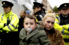 Photos: Protesters march to Dáil over home help cuts