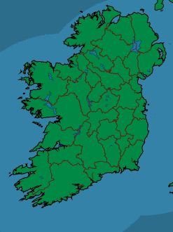 Not raining in Ireland at all