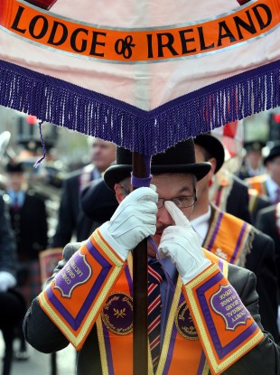 File photo of an Orange Order member.