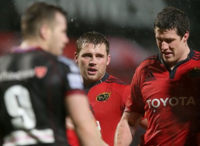CJ Stander was given a dousing on his Pro12 debut.