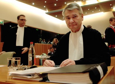 A file photo of lawyers at the ECJ in Luxembourg. An ECJ advocate-general will issue an opinion next week on whether Ireland could have to change its VAT laws.