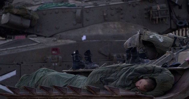 PHOTOS: Israeli soldiers wait at Gaza Strip ‘staging area’