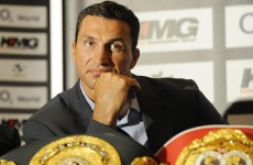 Chicken salad floors world champion Wladimir Klitschko