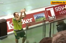VIDEO: Here’s what happens when you kiss an Italian handball athlete during a game