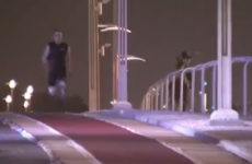 Nothing to see here — just Oscar Pistorius racing against a horse