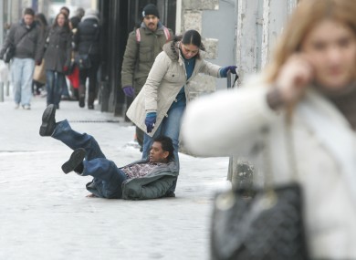 File photo of the big freeze in 2010.