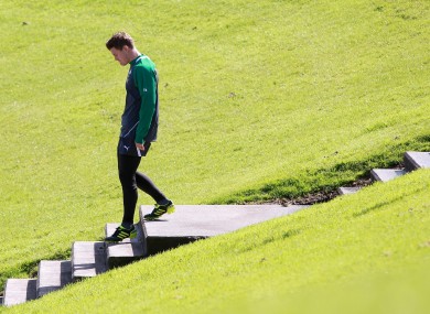 Brian O'Driscoll: taking a back seat.