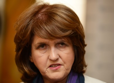Minister for Social Protection Joan Burton (file photo)