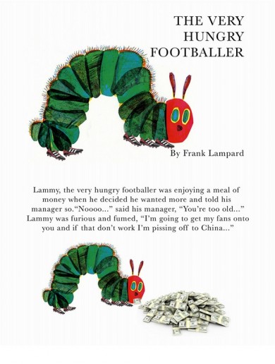 The Very Hungry Footballer… here’s a sneak peak of Frank Lampard’s new kids book*