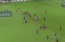 VIDEO: Thrills, spills and the most frantic 3 minutes of rugby you’re likely to see this year