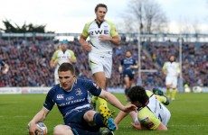 VIDEO: Comedy nutmeg gives Leinster their opening try