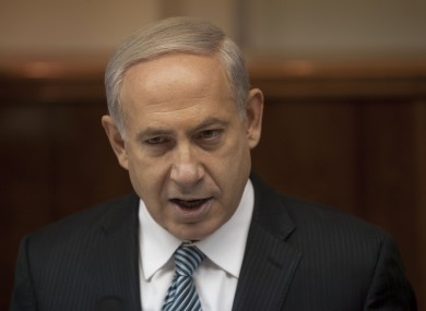 Israeli Prime Minister Benjamin Netanyahu