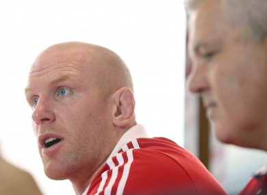Paul O'Connell will lead the Lions tomorrow.