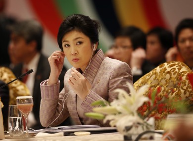 Thailand's prime minister Yingluck Shinawatra is the sister of the exiled former PM Thaksin Shinawatra.