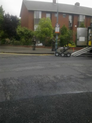 Cowper Downs in Rathmines this morning