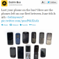 Dublin Bus are now tweeting pictures of lost phones