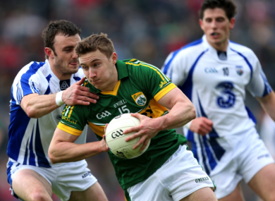 Waterford's Tadhg O hUallacháin and James O’Donoghue of Kerry.