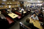 PIC: ‘Reserved’ sign sits in Sopranos booth for James Gandolfini