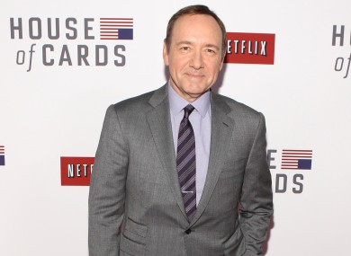 Kevin Spacey at the premiere of House of Cards, Netflix's first original series