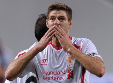 Gerrard has been at Liverpool since the start of his career.