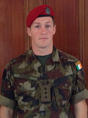 Captain James O'Hara who will head to Syria on 18 September.