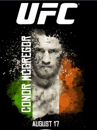 The official poster for McGregor's fight.