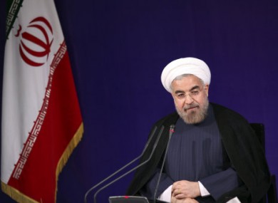 Iranian President Hasan Rouhani holds his first press conference since taking office.