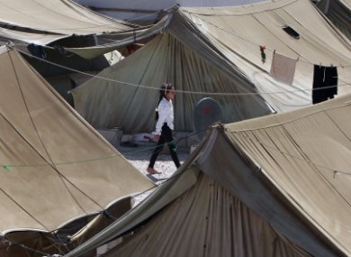 Thousands of Syrian refugees have fled to camps such as this one on the Lebanon border, but over 3,000 have boarded boats to Italy