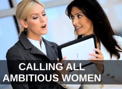 Screengrab of an Enterprise Ireland video clip