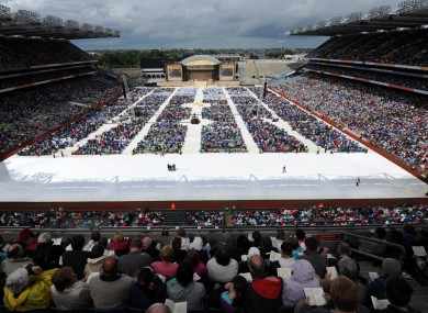 The closing day of the congress, at Croke Park