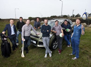 Newstalk’s Off the Ball team: Dave McIntyre, Diarmuid Lyng, Ger Gilroy, Joe Molloy, Colm Parkinson, Donny Mahoney, Michael McCarthy, and Adrian Barry.