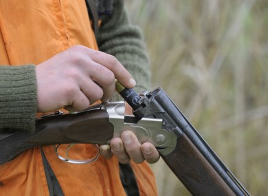 Farmer with gun