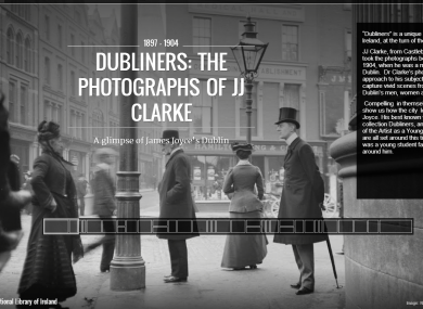The Dubliners collection from JJ Clarke and the NLI, as featured on Google Cultural Institute from yesterday.
