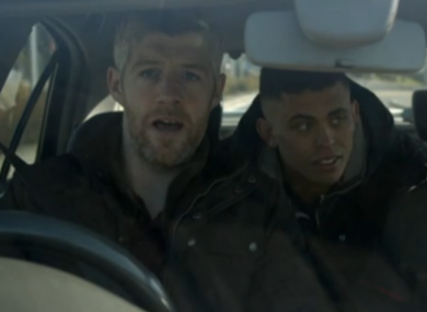 Detective Kieran O'Reilly behind the wheel. 'Acting'