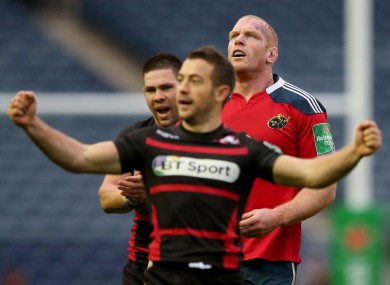 O'Connell and his pack came off second best at Murrayfield.