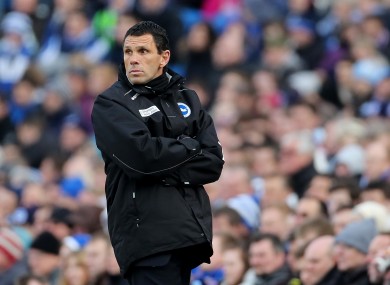 Poyet was last in charge of Brighton.